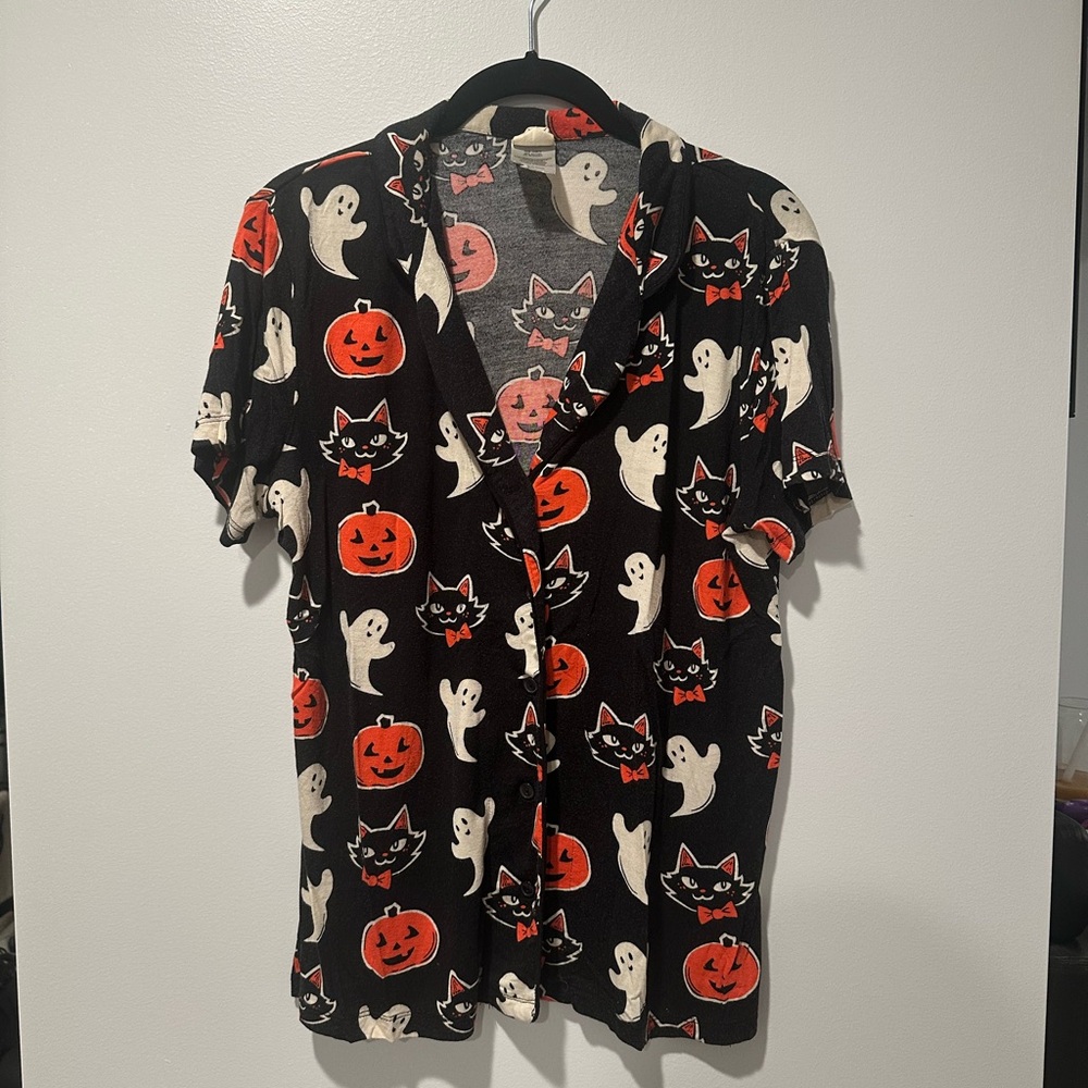 Spooky Pajama Set in Halloween Print